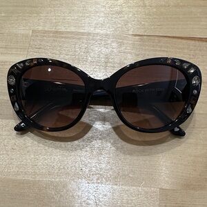 Brighton Brown Sunglasses with Gemstone Details